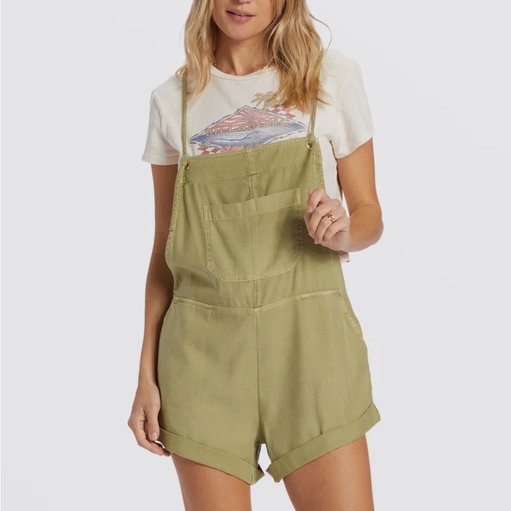Billabong romper - green NWT